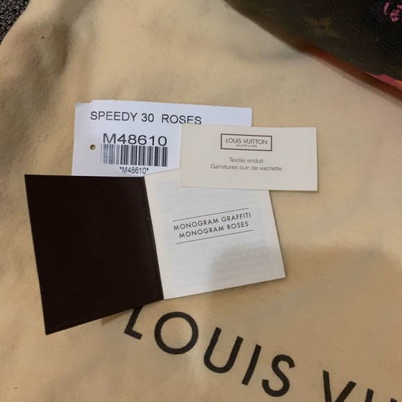 SOLD 🌸 LV Speedy 30 Stephen Sprouse Roses - Picture 8 of 8